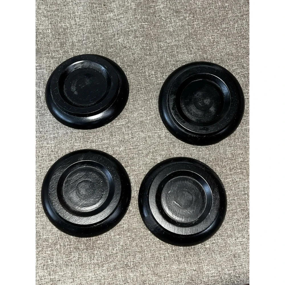 Moukey Caster Cups Upright Piano  Black Set Of 4